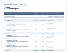 Tablet Screenshot of forum.hplovecraft.eu